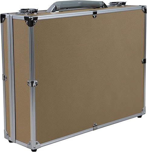 Vista 79 de Ursae Minoris Elite - Caja de aluminio azul con asa para 30 portamonedas certificados o de estilo certificado NGC, PCGS, ANACS, Elite, Lighthouse