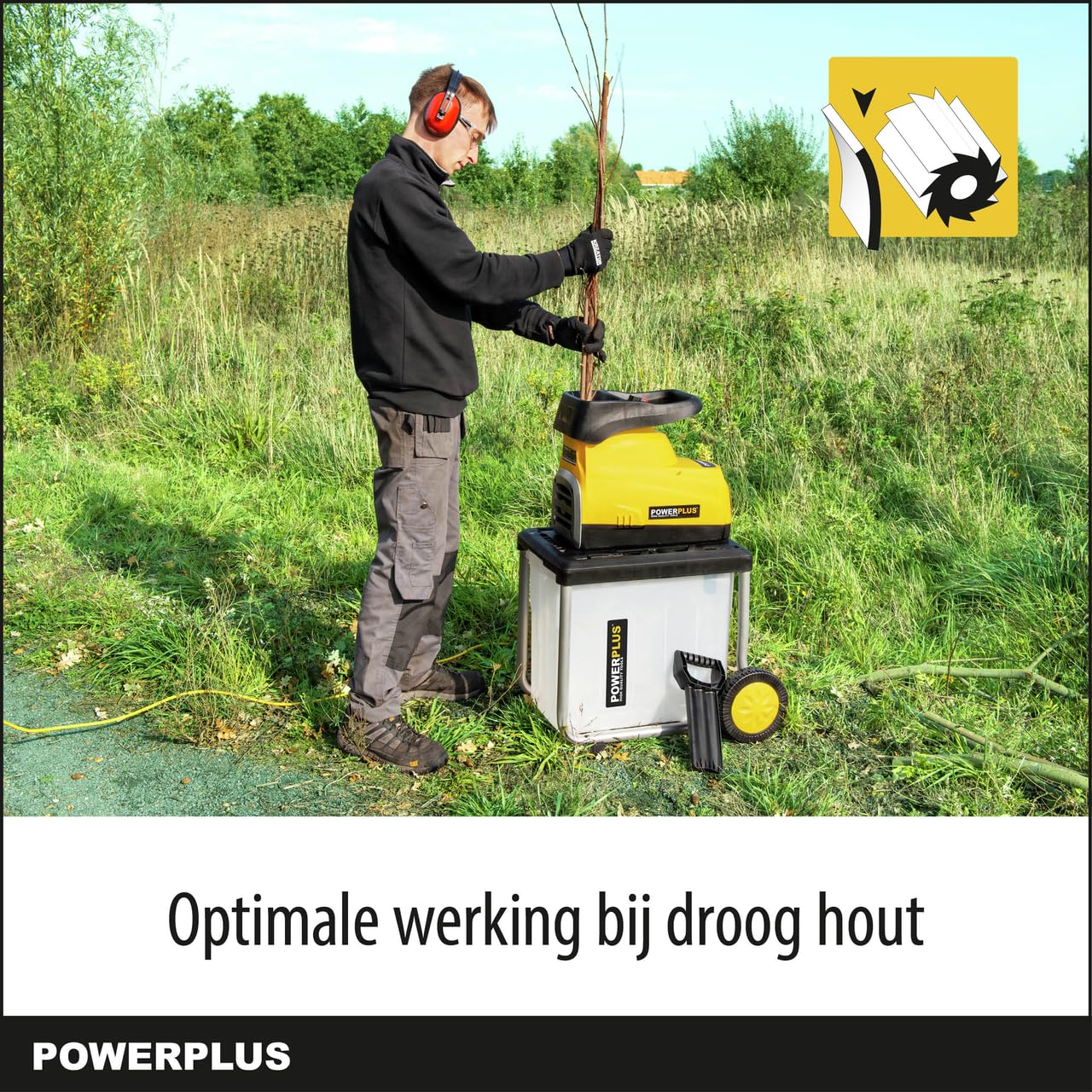 PowerPlus POWXG6462 POWXG6462-Trituradora - Jardín silencioso (2800 W)