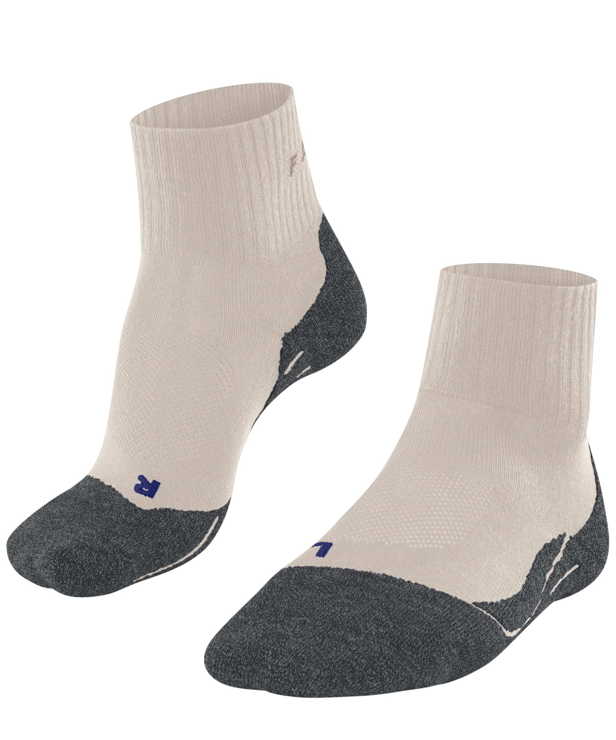 FALKE Men's TK2 Explore Cool Short M Sso Lyocell Functional Yarn Thick Anti-Blister Hiking Socks 1 Pair, Beige Natural 4200, 8-9