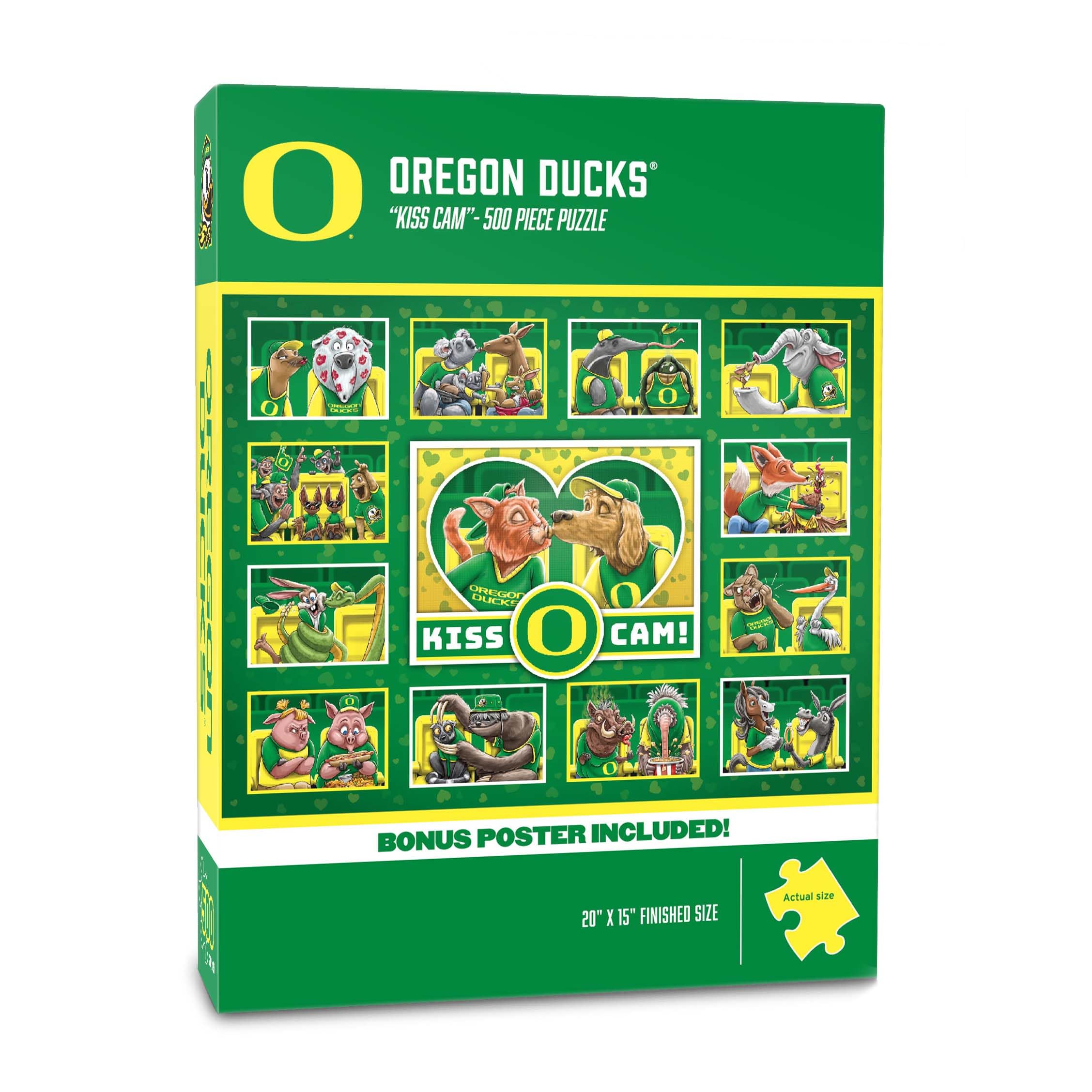 YouTheFan NCAA Oregon Ducks Kiss Cam 500pc Puzzle