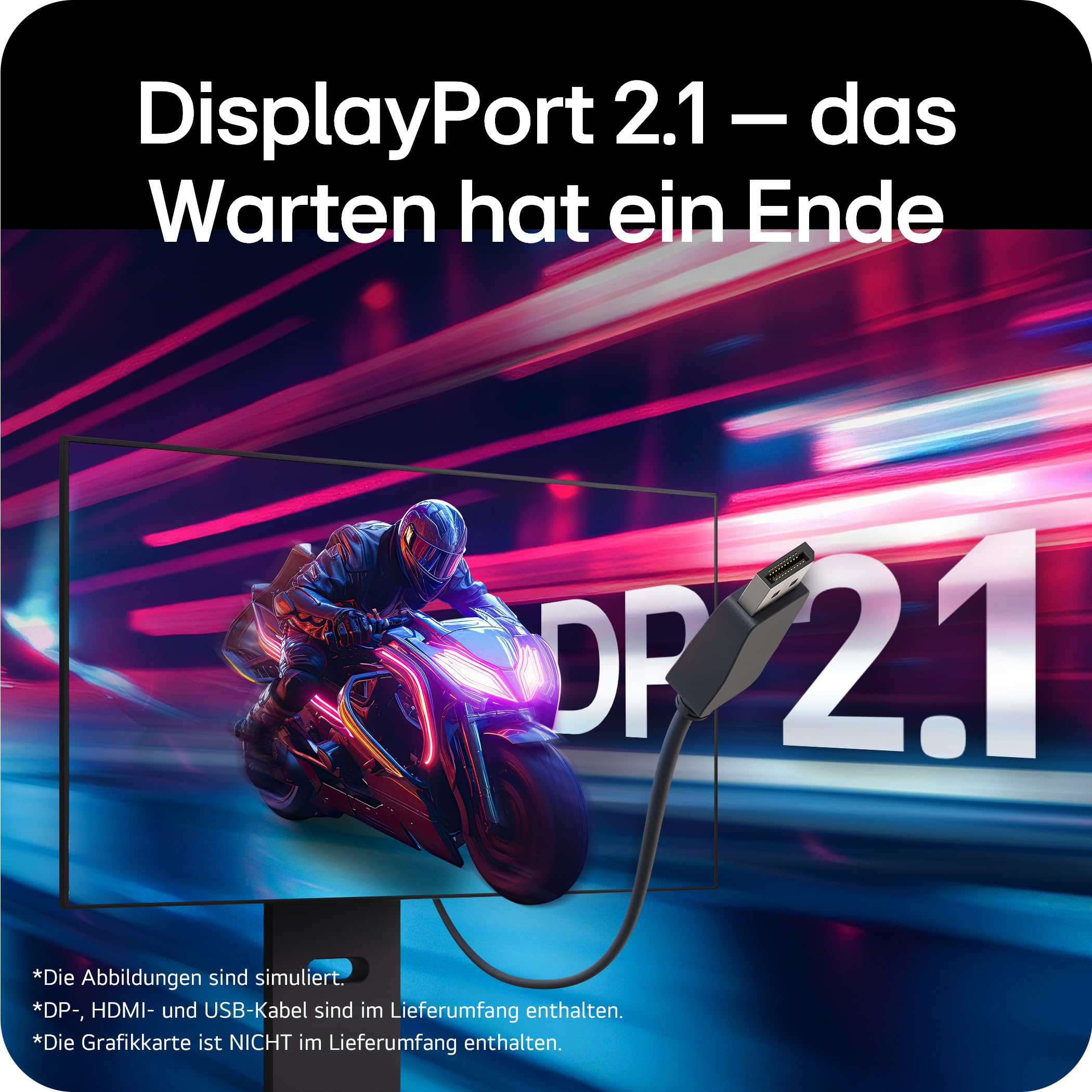 LG Ultragear™ 32GX870A-B 32 Zoll 4K UHD OLED Gaming-Monitor, 240Hz/480Hz, 0,03ms, DisplayHDR True Black 400, AMD FreeSync Premium Pro, 1x USB-C (90W), 2X HDMI 2.1, 1x DisplayPort 2.1, Schwarz