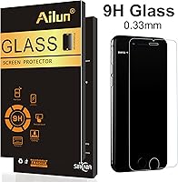 Vista 2 de Ailun Protector de pantalla compatible con iPhone 8 Plus, 7 Plus, 6s Plus, 6 Plus, 5.5 pulgadas, paquete de 3, compatible con fundas, vidrio templado