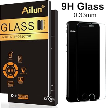 Ailun Screen Protector for Apple iPhone 8,7,6s,6 [4.7-Inch] 3Pack, 2.5D Edge Tempered Glass Case Friendly