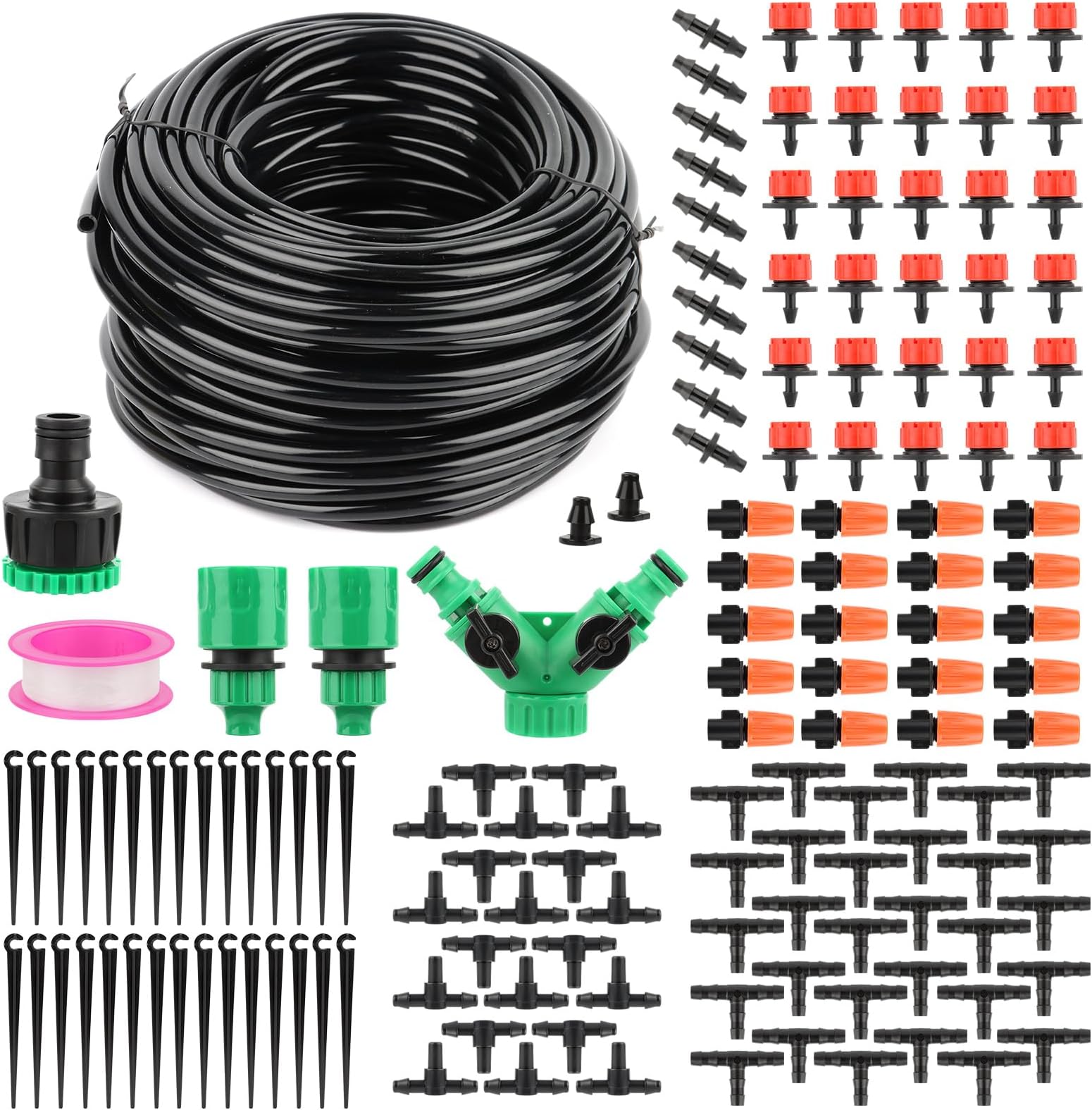 Gafild 149 PCS Bewässerungssystem Kit, 30m Garten Micro Drip