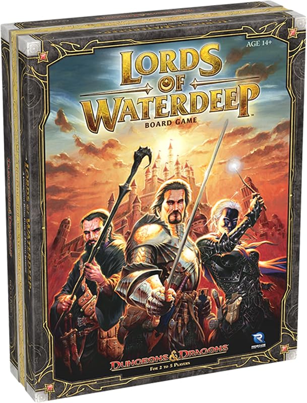 Dragones y Mazmorras Señores de Aguas Profundas | Premiado juego de estrategia de 60 a 120 minutos para 2 a 5 jugadores. Recluta aventureros y completa misiones en el universo D&D.