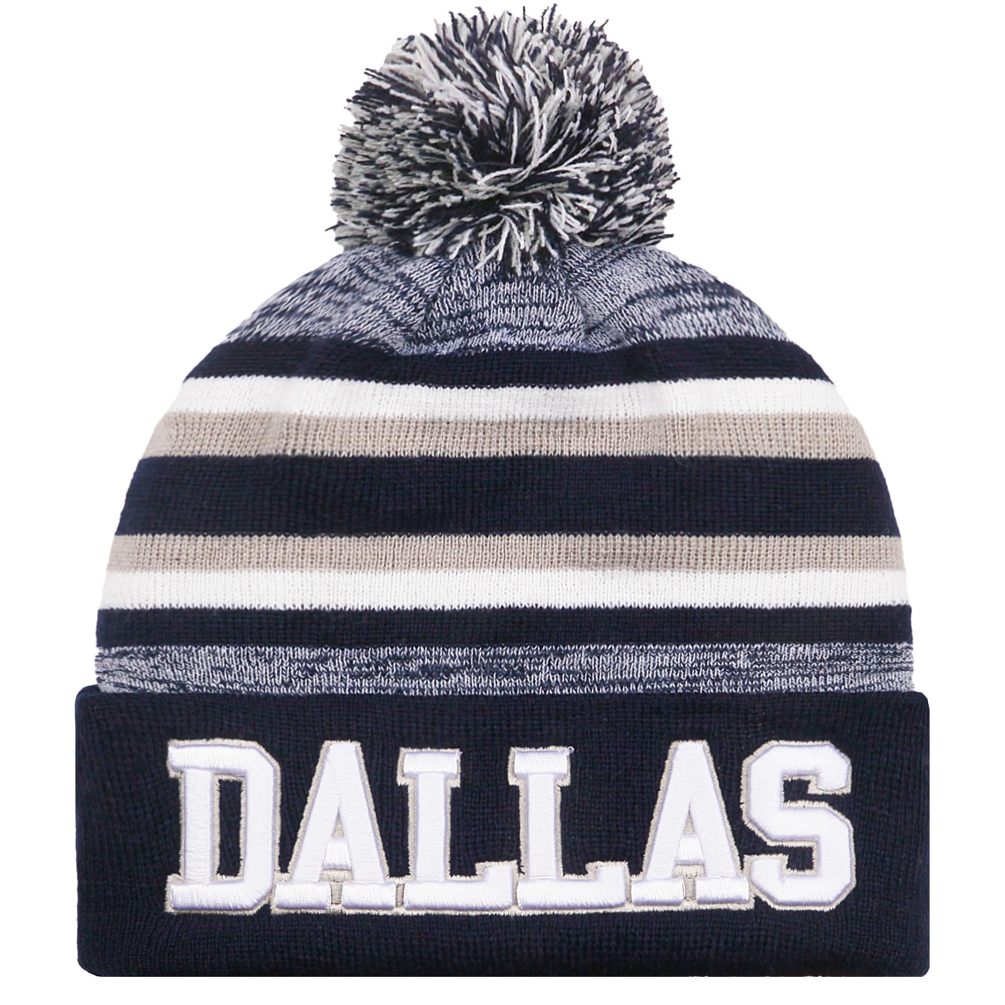 Beanie Hat Football Knit Hats Winter Cuffed Stylish Beanie Cap Sport Fans Fashion Toque Cap
