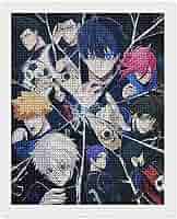 天然石モザイクアート 壁掛け 天然石割肌モザイク作家・本間洋一「カワセミ」 | ストーンサークル