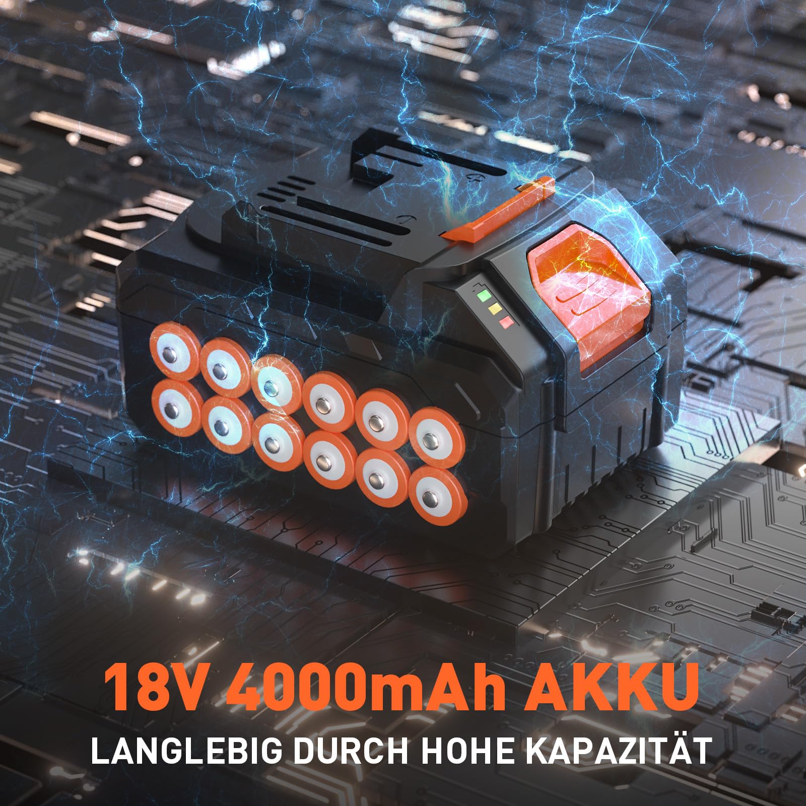 Maxlander 33 cm Akku Rasenmäher bis 400 m² mit Mulchfunktion | Rasenmäher Elektro Schiebemäher mit 30L Fangkorb ,Schnitthöhe 25–75 mm,4,0 Ah Akku und Ladegerät im Lieferumfang Enthalten