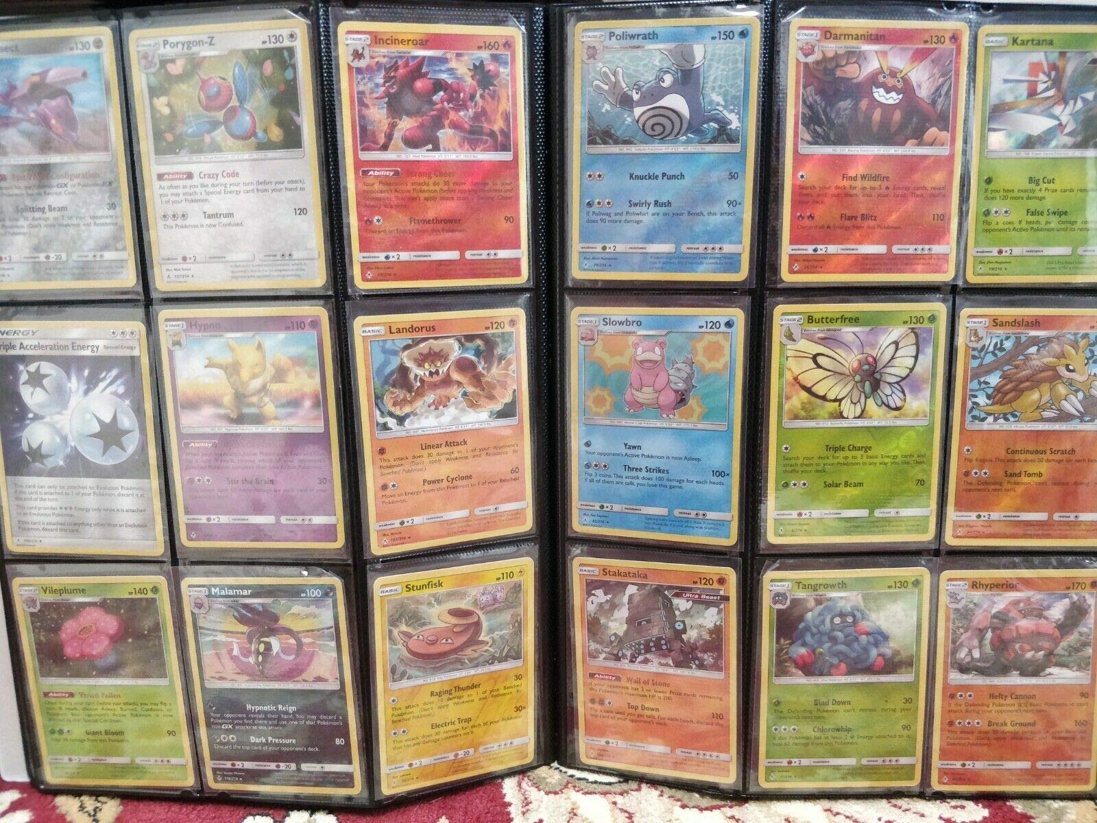Amazon.com: Pokemon Cards gx ex Packs Rainbow Rare Holo foil lot Binder  Collection 50+ Cards : Everything Else