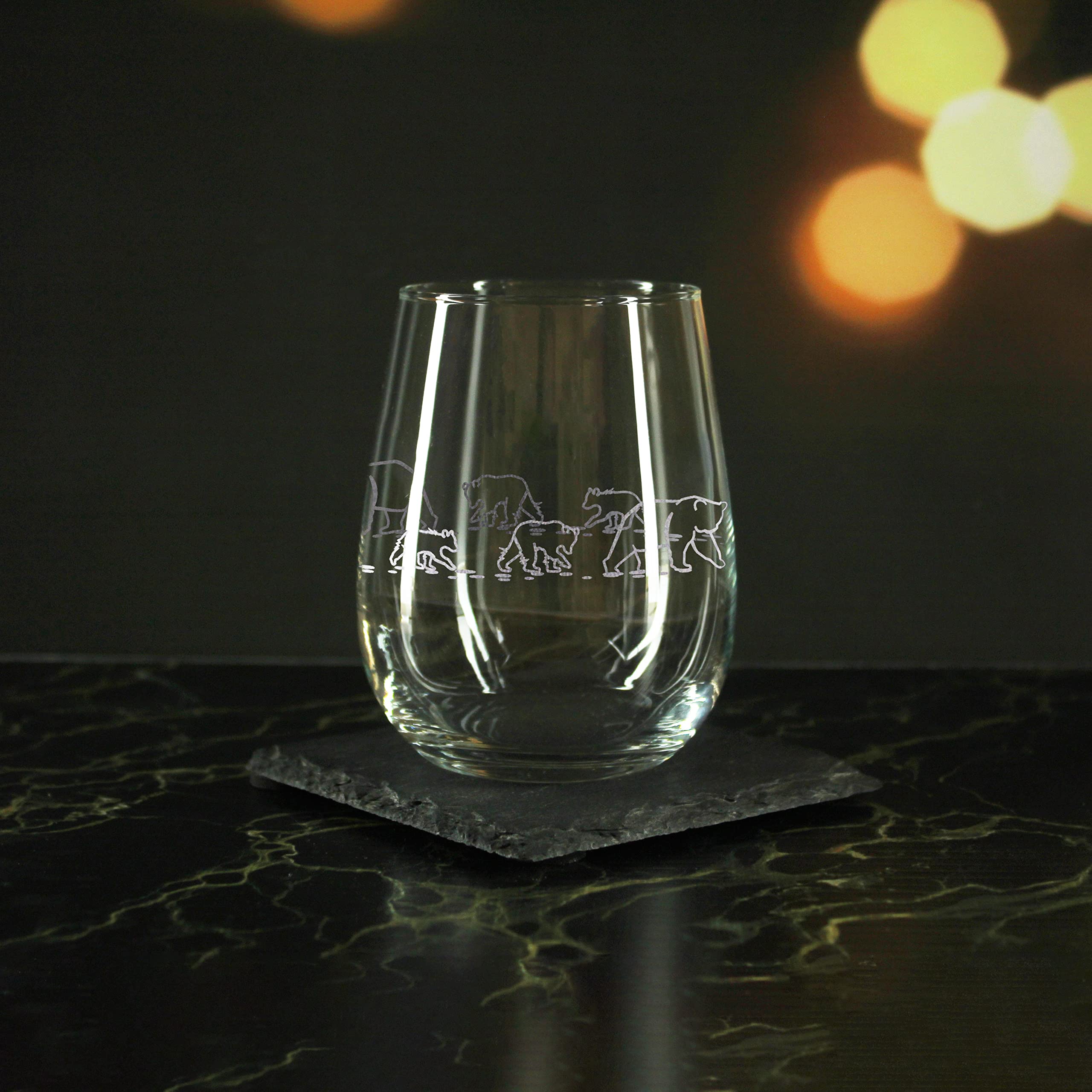CAUFTOST copa de vino sin tallo, un lindo gato impreso en él, un dicho interesante tallado con láser en el otro lado, 21 oz.(21.0 fl oz), gran capacidad, cristalino, un regalo divertido, (1) de gato vino