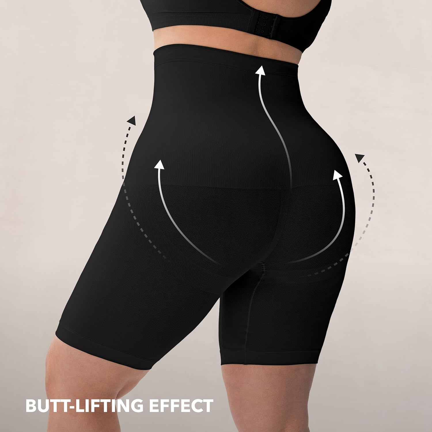 SHAPERMINT Shapewear for Women - High-Waisted Shapewear Tummy Control Shorts, Thigh Slimmer, Underwear for Women - Image 3