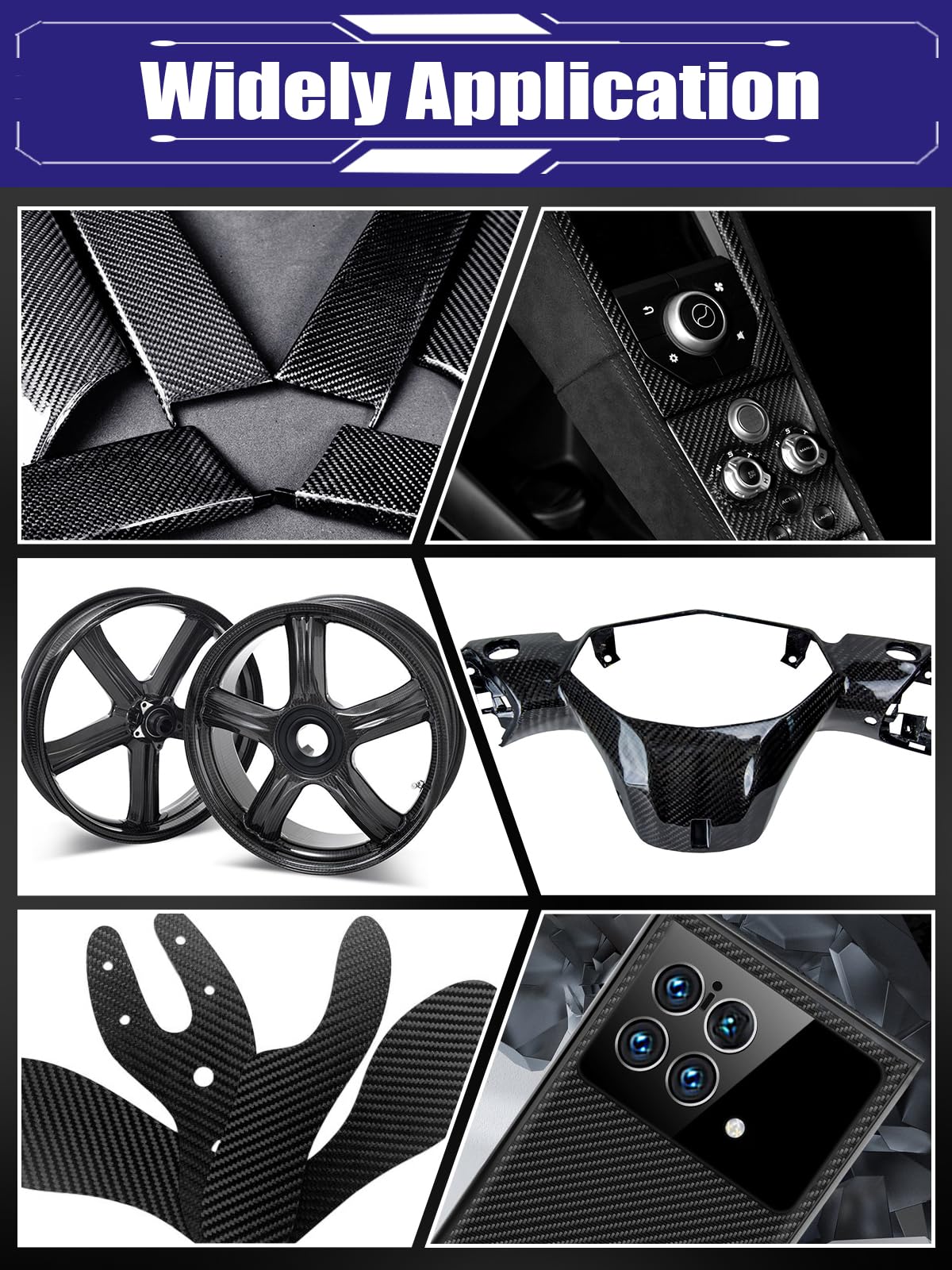 Kalolary 6P Kit de Réparation Fibre de Carbone, 100g Résine Époxy | 27g Durcisseur, Gobelets Doseurs, Bâtonnets de Mélange et Pinceau pour Réparations DIY Auto, Meubles, Vélos et Bateaux