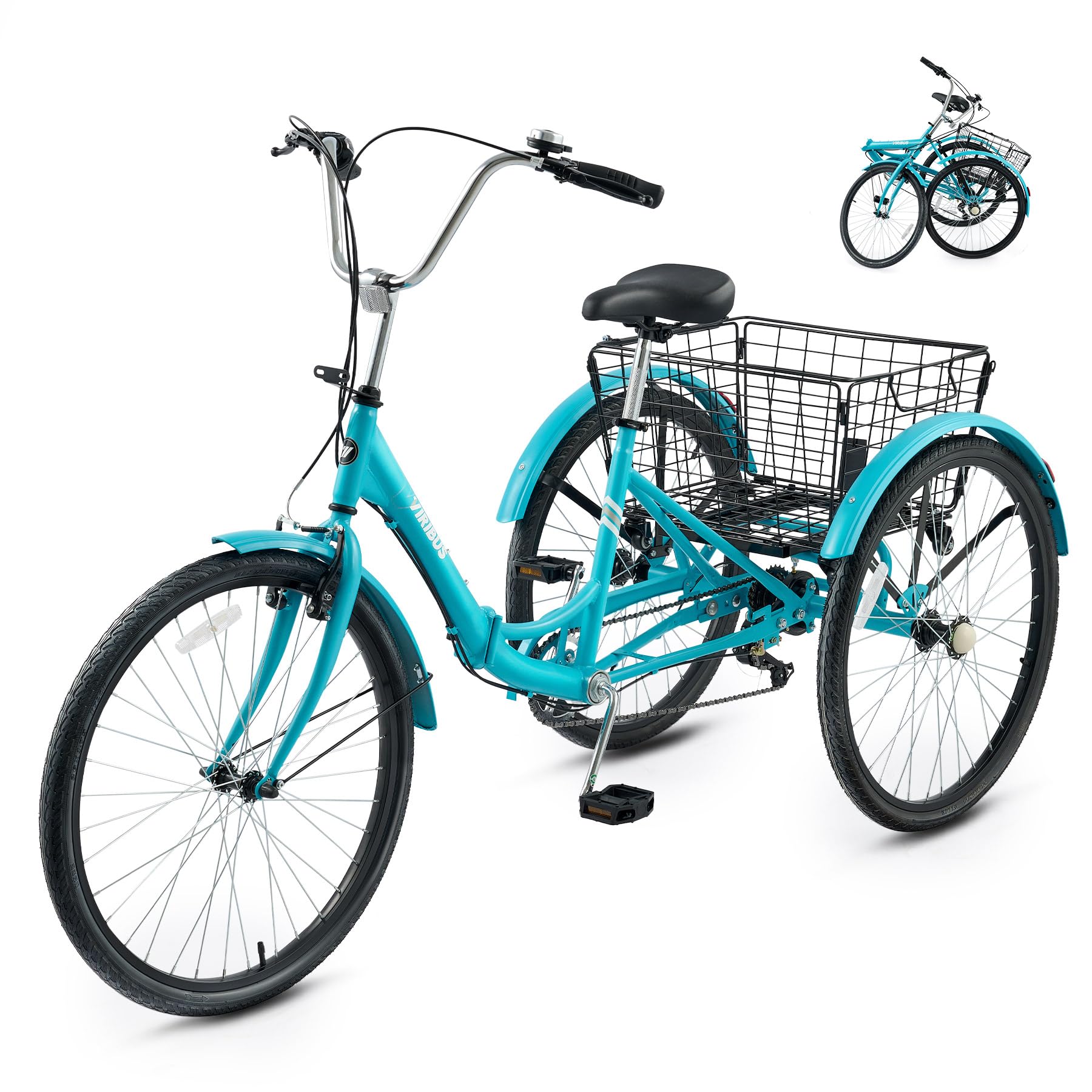 VIRIBUS Folding Tricycle for Adults