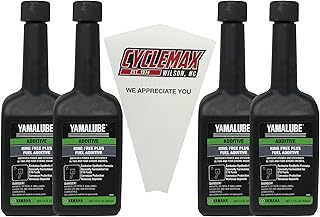 Four Pack Compatible with Yamaha Ring Free Plus Fuel Additive ACC-RNGFR-PL-12 Contains Four 12oz Bottles and a Funnel