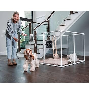 clearlylovedpets アクリルケージ Amazon | 【ALLFORWAN'sLIFE】 犬用ケージ CLEARLY LOVED PETS