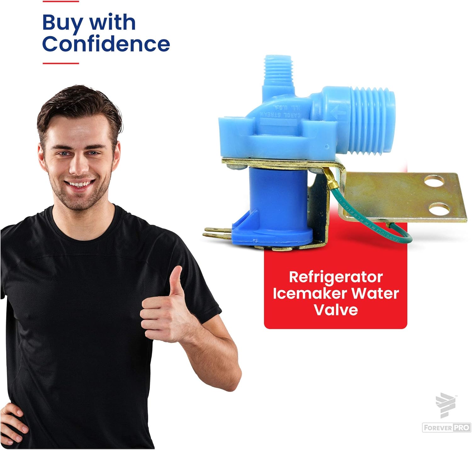 Nuova Valvola Acqua Frigorifero Originale OEM Whirlpool 2315576 - Foto 7