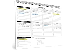 Weekly Planner To Do List Pad - Best Planner Ever!