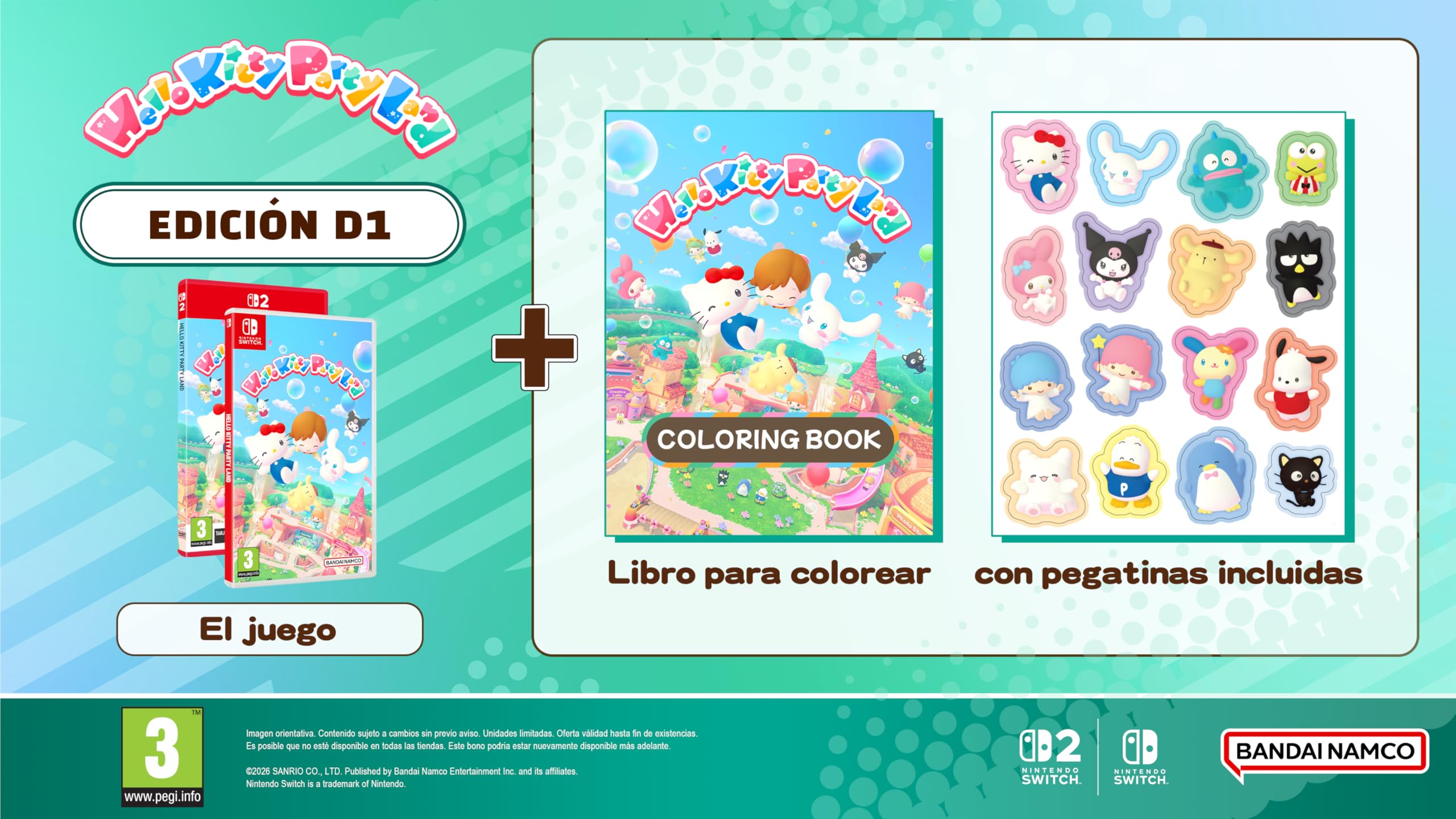 Hello Kitty Party Land D1 Edition