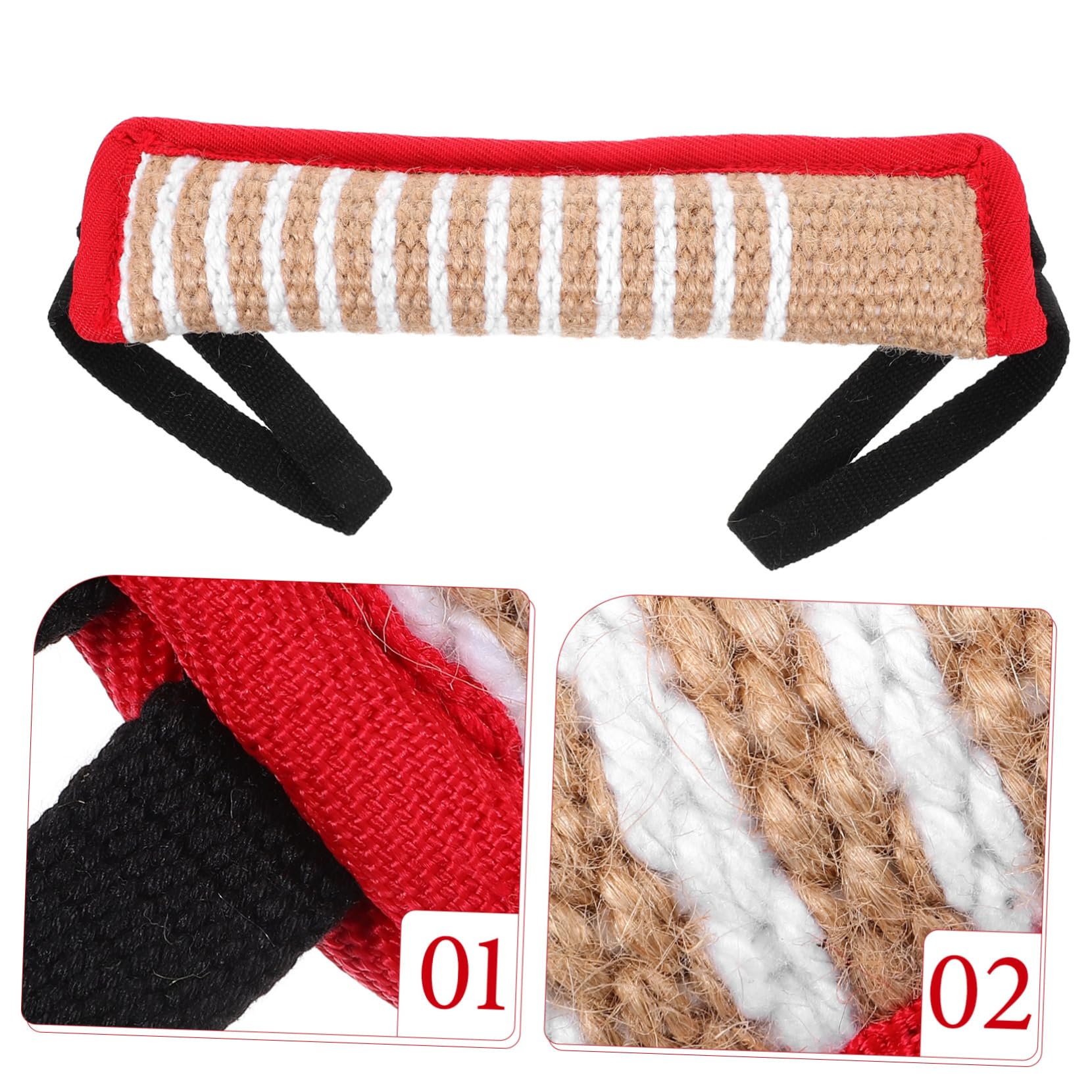 BESPORTBLE 5stücke Dog Tug Toy Jute Bisskissen Für Hundetraining Interaktives Spielzeug Für Große Und Kleine Hunde Und Zerren Und Langlebig