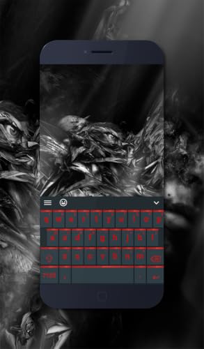 Moji Red Black Keyboard Theme – vue 2