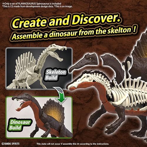 Miniatura 3 de Bandai Hobby - Plannosaurus - #05 Spinosaurus, Kit de modelo de dinosaurio Bandai Spirits