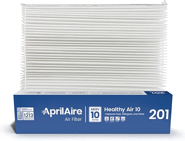 AprilAire 201 Replacement Furnace Filter for AprilAire or Space-Gard 2200 or 2250 Whole-House Air Purifiers - MERV 10, 20x25x6 Air Filter (Pack of 1)