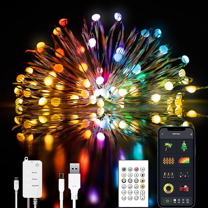 Buy Serzase LED Fairy Lights, Fairy Lights for Room Decor, 10m RGB