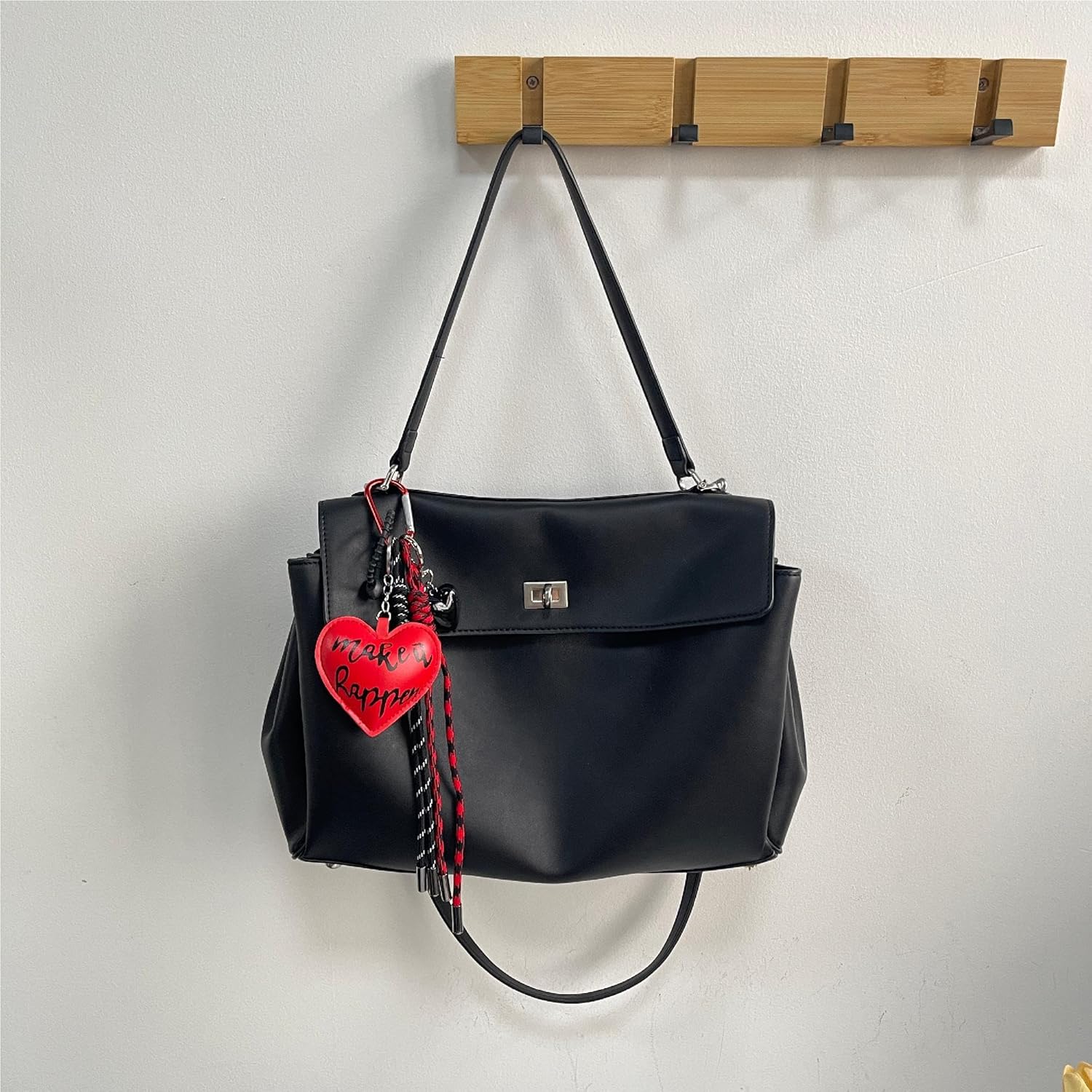 QTMY Heart Rope Braided Keychain Bag Charms for Handbag Purse Backpack Accessories for Bogg Bag,714 - Image 8