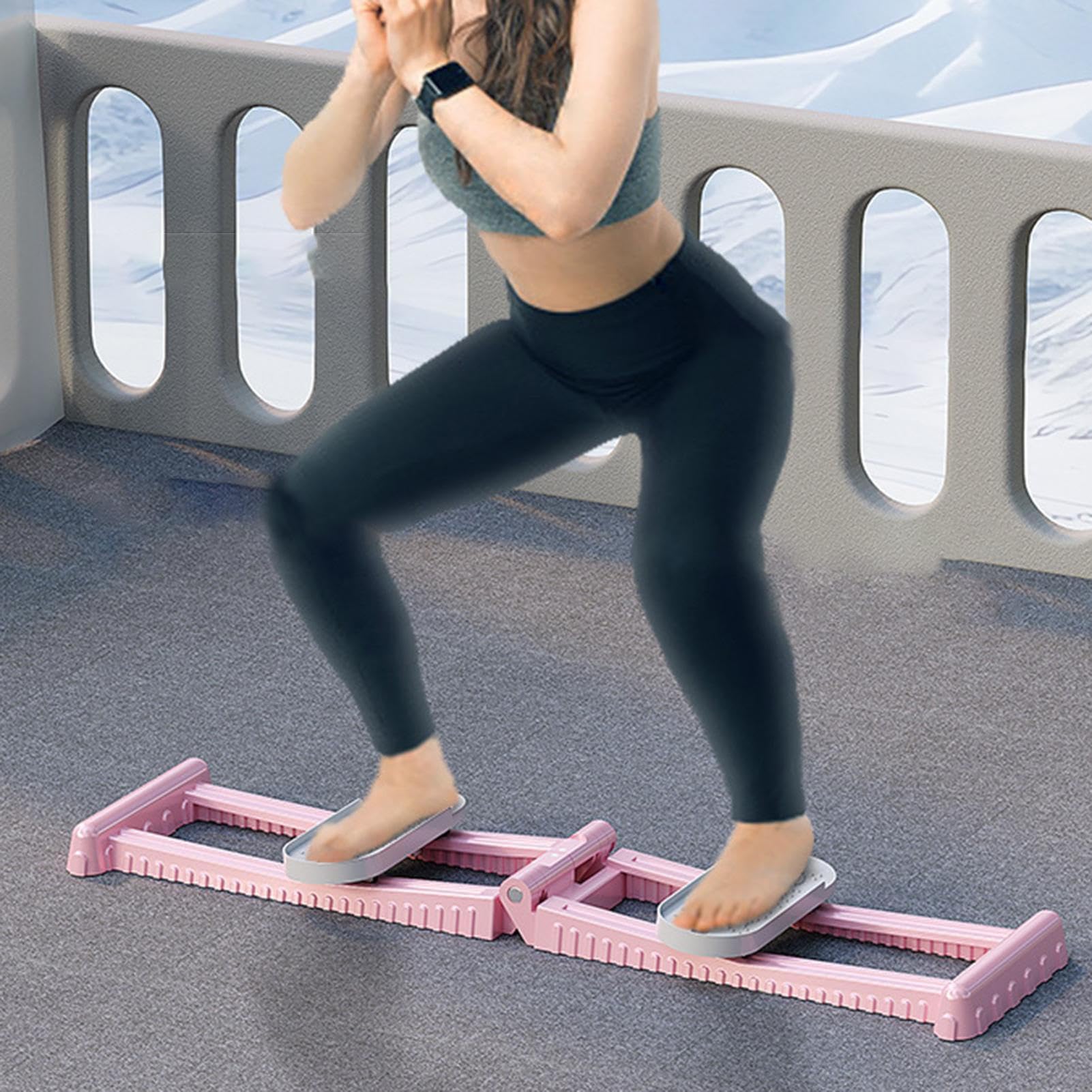 Ski-Simulator für Beinübungen – Klappwerkzeug für Übungen für die Beckenbodenmuskulatur | Ausrüstung für Krafttraining zu Hause für Schlafzimmer und Fitnessstudio