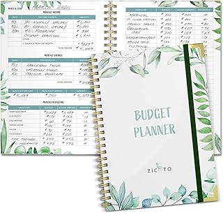 Simplified Monthly Budget Planner - Easy Use 12 Month Financial Organizer with Expense Tracker Notebook - The 2021 Monthly Money Budgeting Book That Manages Your Finances Effectively
