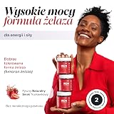 Żelazne żelki z witaminą C – bez cukru i glutenu – dla układu odpornościowego i metabolizmu energetycznego – wegańskie – alternatywa dla tabletek żelaznych – witaminy dla kobiet i mężczyzn – 60 gumek