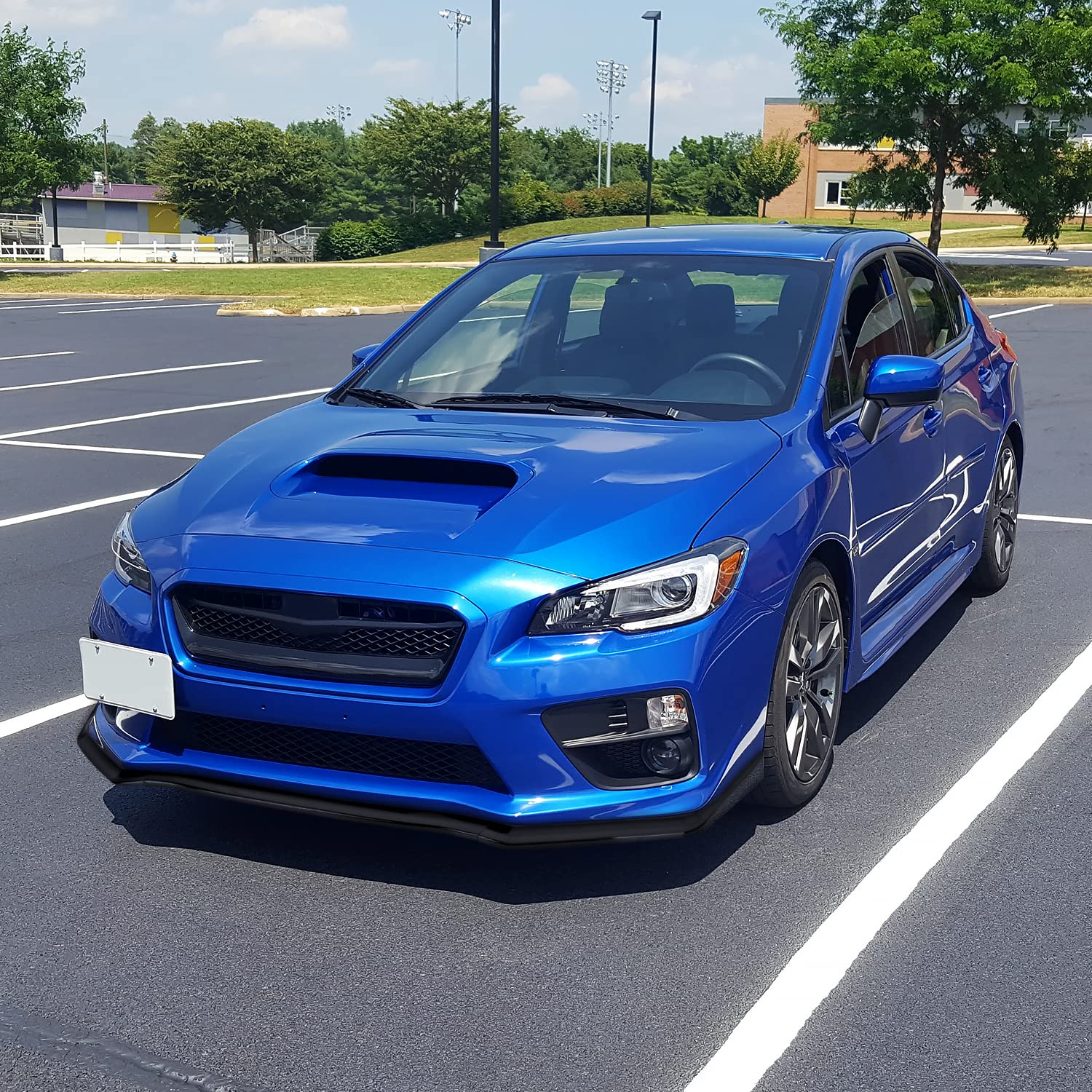 Spec-D Tuning Glossy Black 3PC Front Bumper Lip Compatible with 2018-2021 Subaru WRX/STI