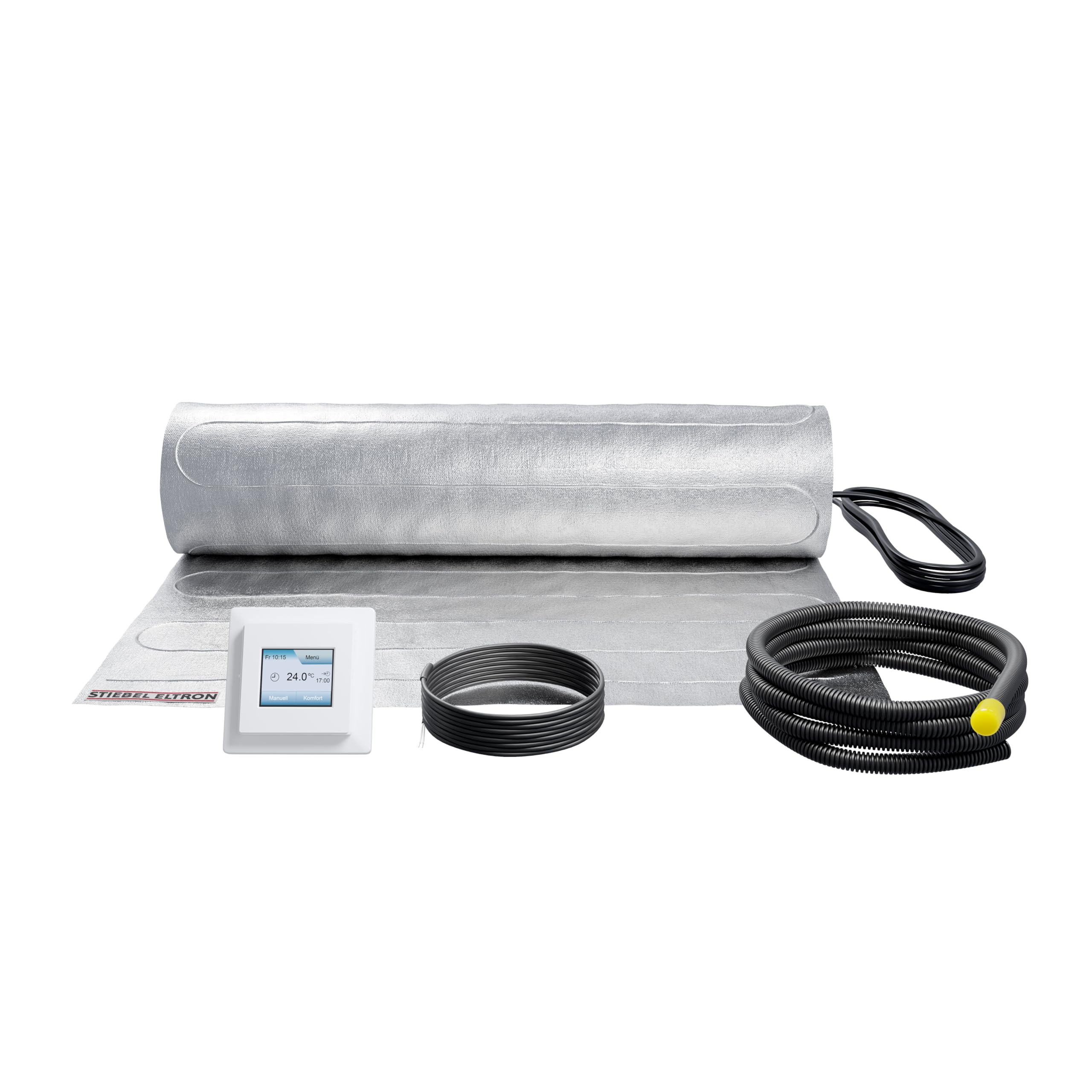 STIEBEL ELTRON 205740 Elektryczne ogrzewanie podłogowe do układania na sucho, kompletny zestaw 5 m², 140 W/m², FTD 140/5 Set Plus