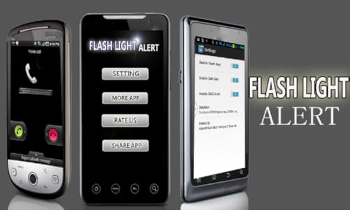 Flash Alerts LED On call & SMS Pro flash light alerts phone call, text Sms