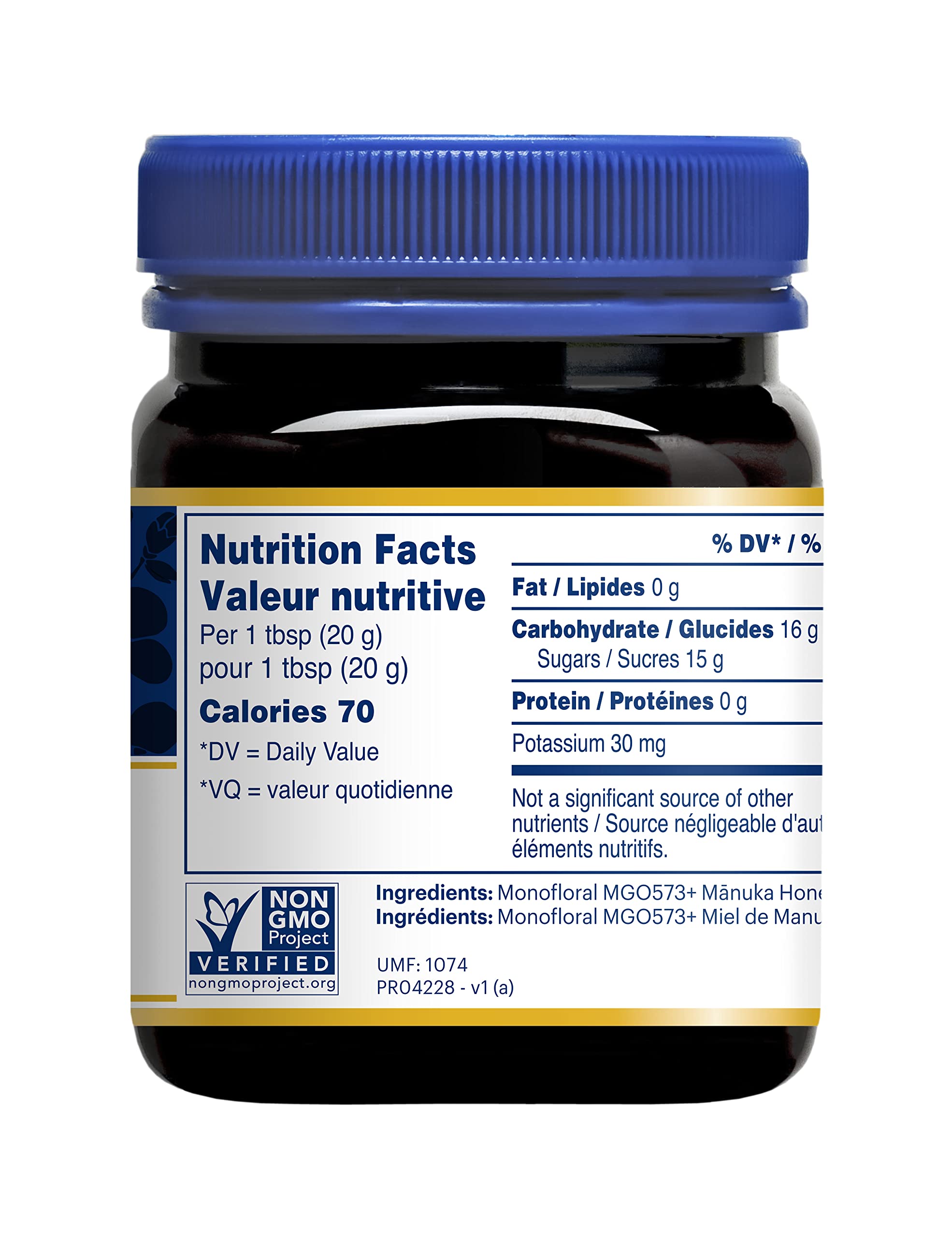 Manuka Honey MGO 573+ Platinum 250g | Organic Premium Raw Honey