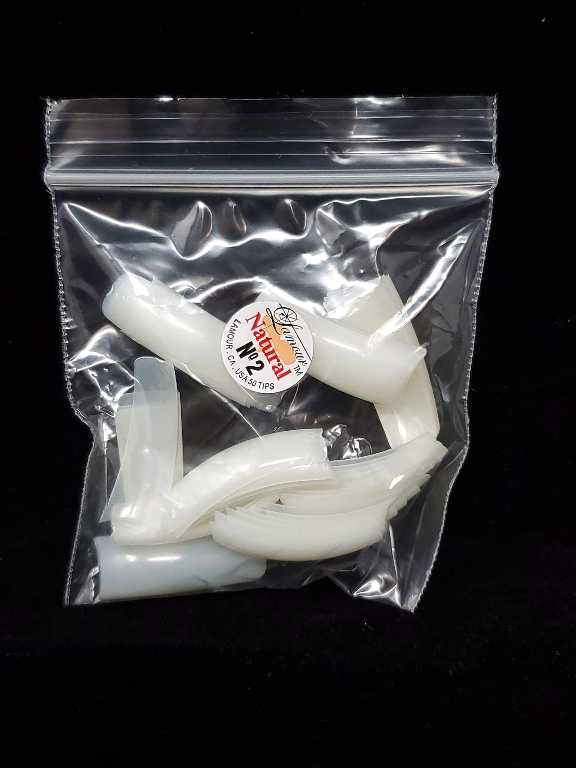 Lamour Natural Tips 50pcs/bag, #2