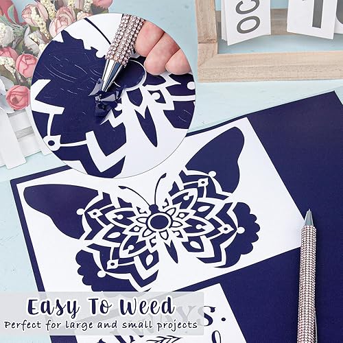 Miniatura 62 de VINYL FROG Rollo de vinilo adhesivo verde oliva de 12 pulgadas x 10 pies, vinilo verde oliva para manualidades, vinilo permanente verde mate