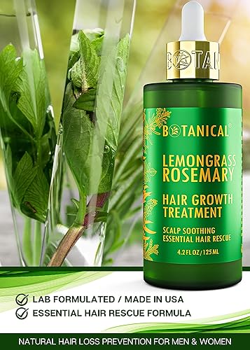 Miniatura 8 de Gran idea de regalo  Juego de aceites para el cabello puros y efectivos de citronela, romero y camelia, té verde, crecimiento botánico del cabello y