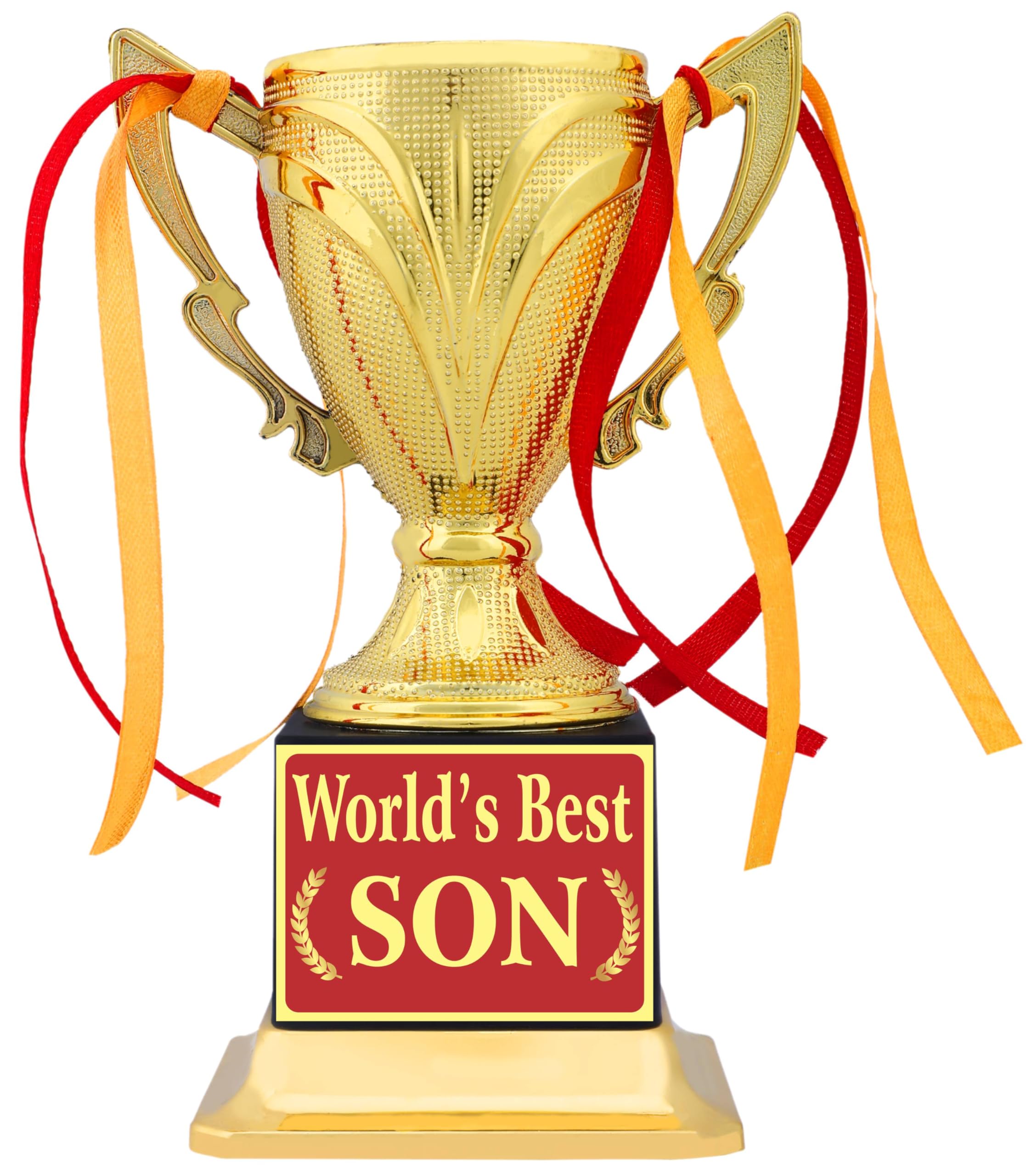 Aark India Trophy Gift for Son Birthday/Achivement Gift Trophies (PC002333) (B0D59YXFBR) Amazon Price History, Amazon Price Tracker