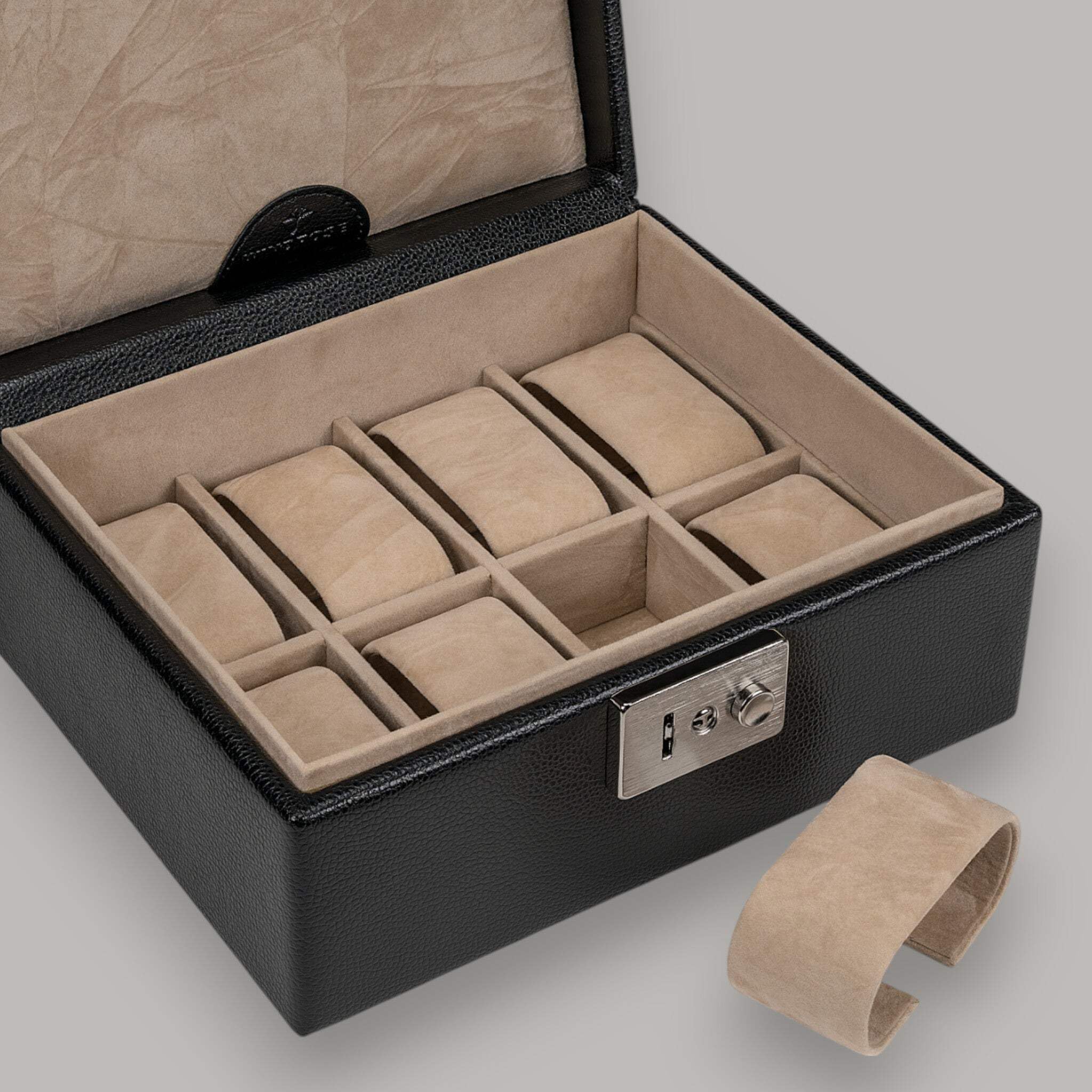 WINDROSE Beluga Watch Safe Box M Black