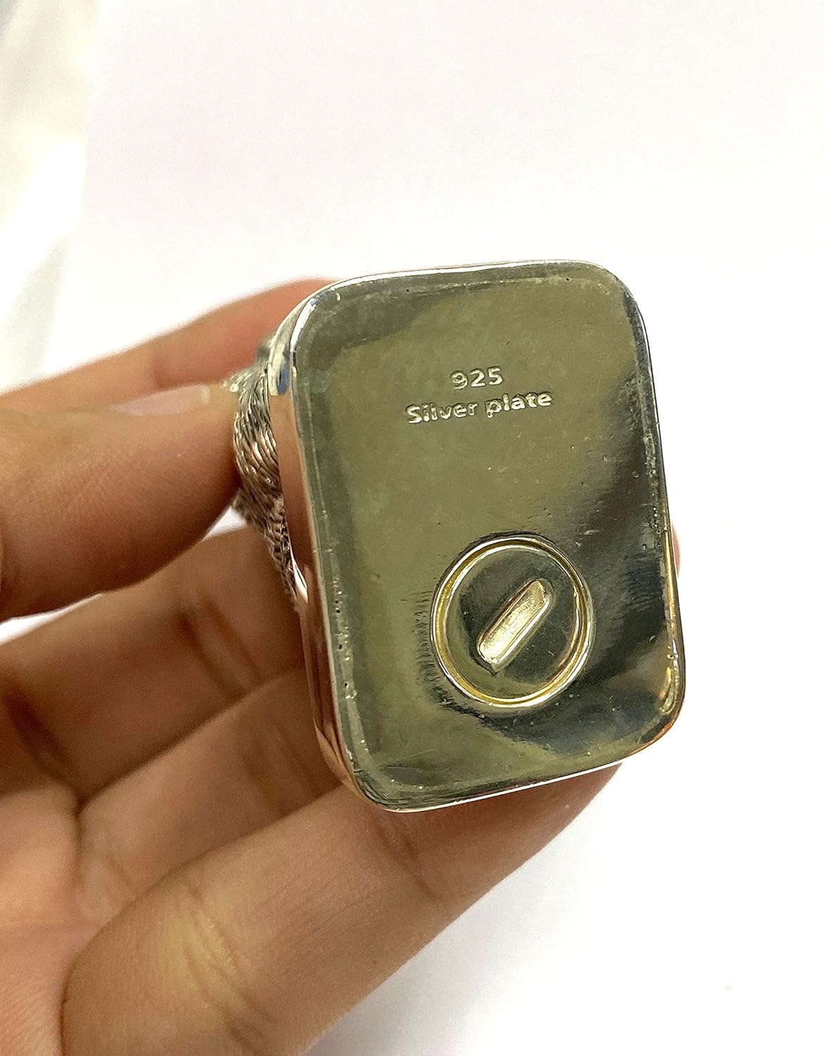 Novelty Style Cat or Kitten Pair with Emerald Stone Salt and Pepper Shaker Pots 925 Silver Plated