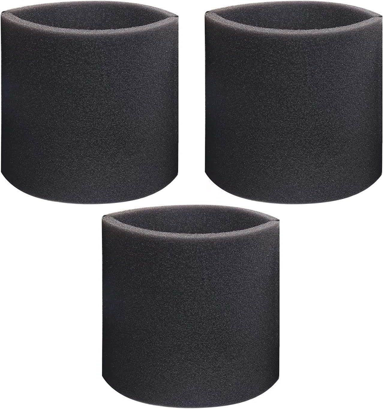 GIB cleaningtool 90585 Foam Sleeve Filter Compatible with ShopVac 90304 and 9058500, VF2001 Foam Filter For Wet Dry Vacuum Cleaner, 3 Pack