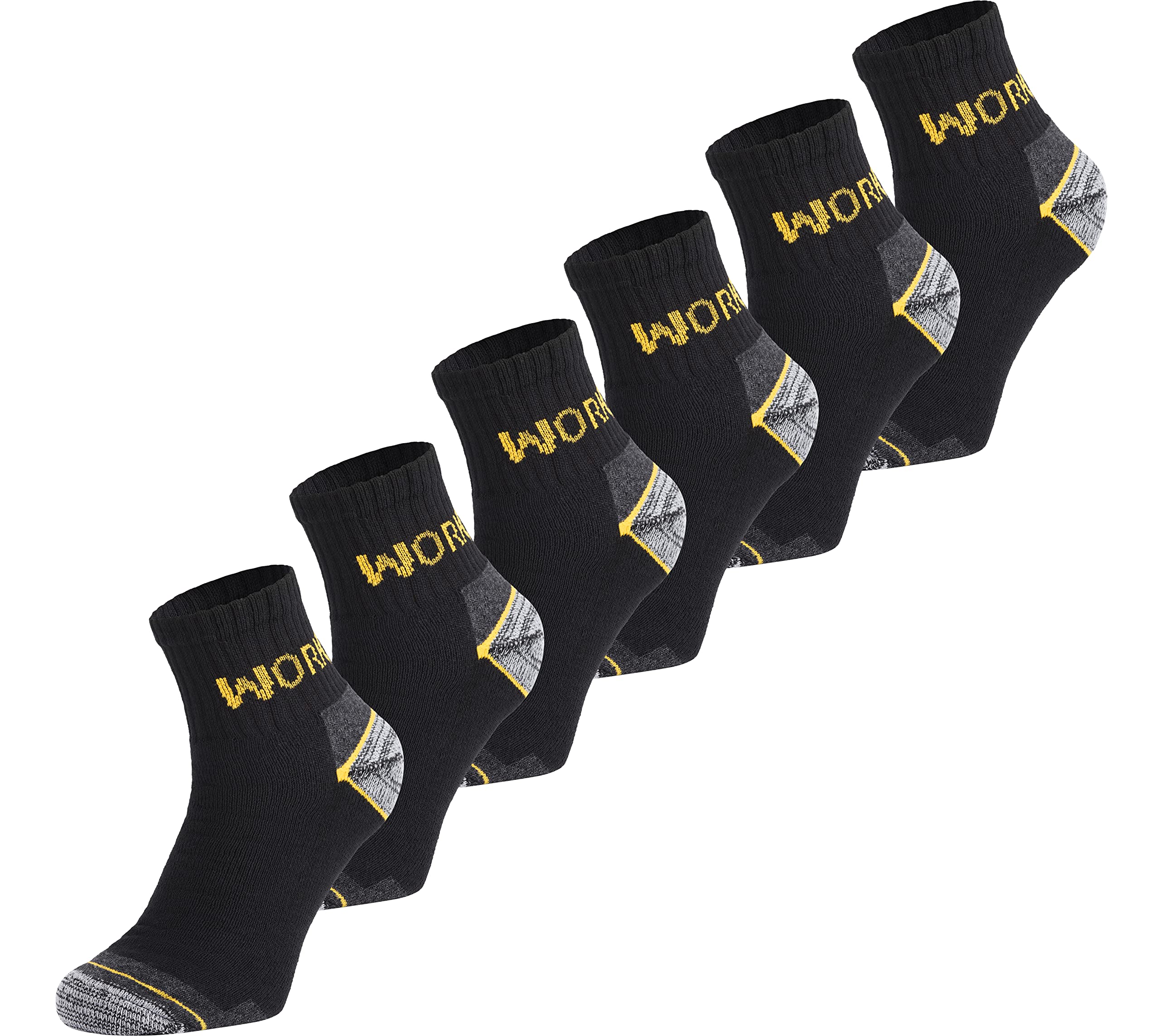 Ladeheid 6er 12er Pack Arbeitssocken AT009