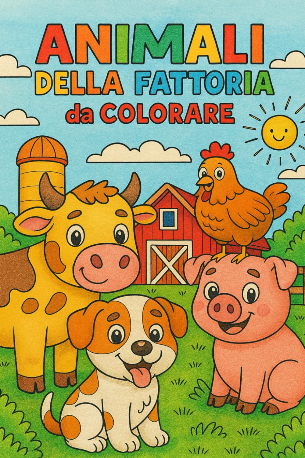 Animali della fattoria da colorare