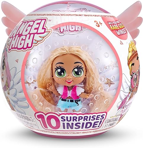 Miniatura 2 de Itty Bitty Prettys Muñeca Angel High Cara Mello con 10 accesorios sorpresa de ZURU, multicolor
