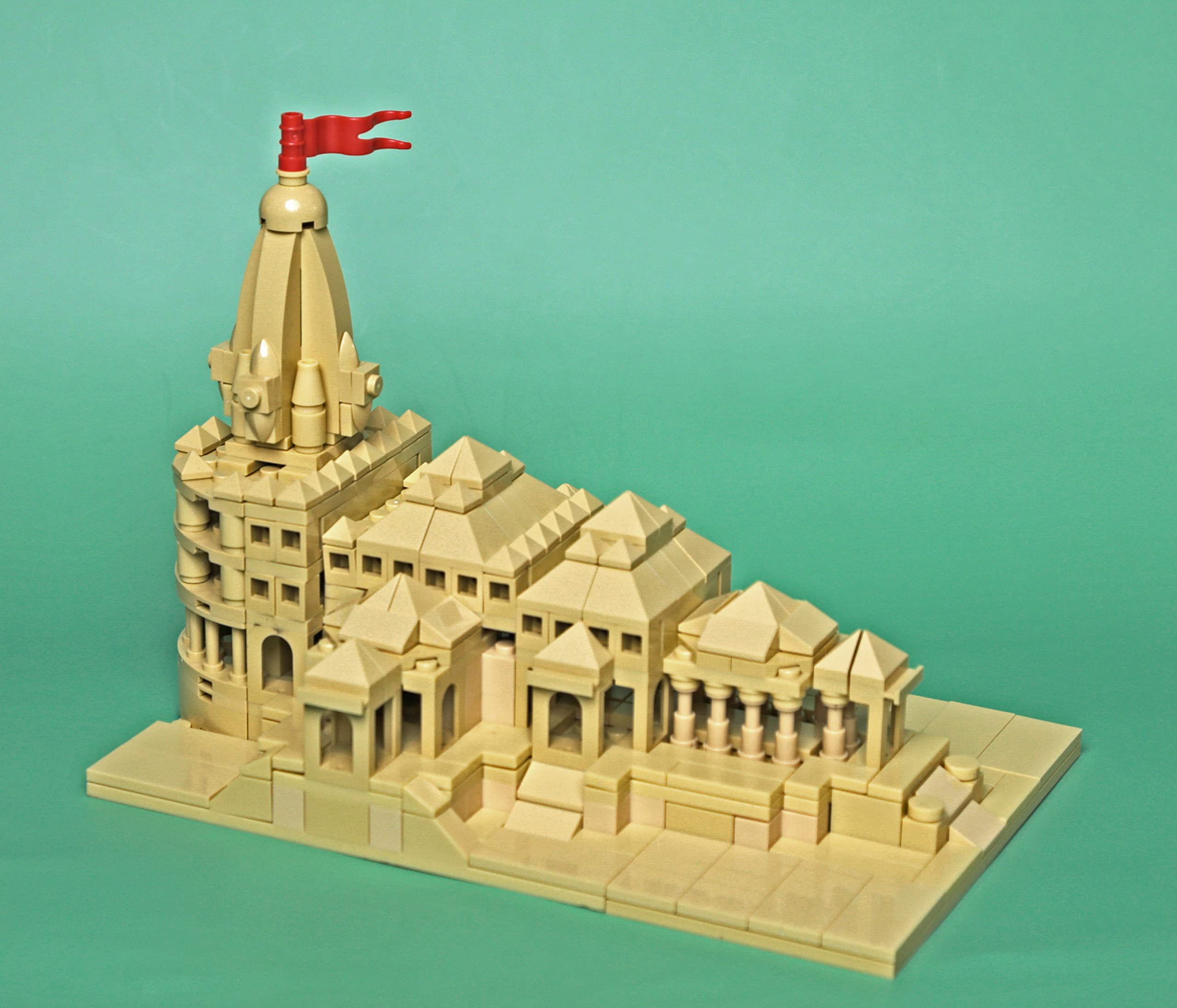 Buy Hindu Temple Nagara Style Architecture, Decorative Model of Mandir