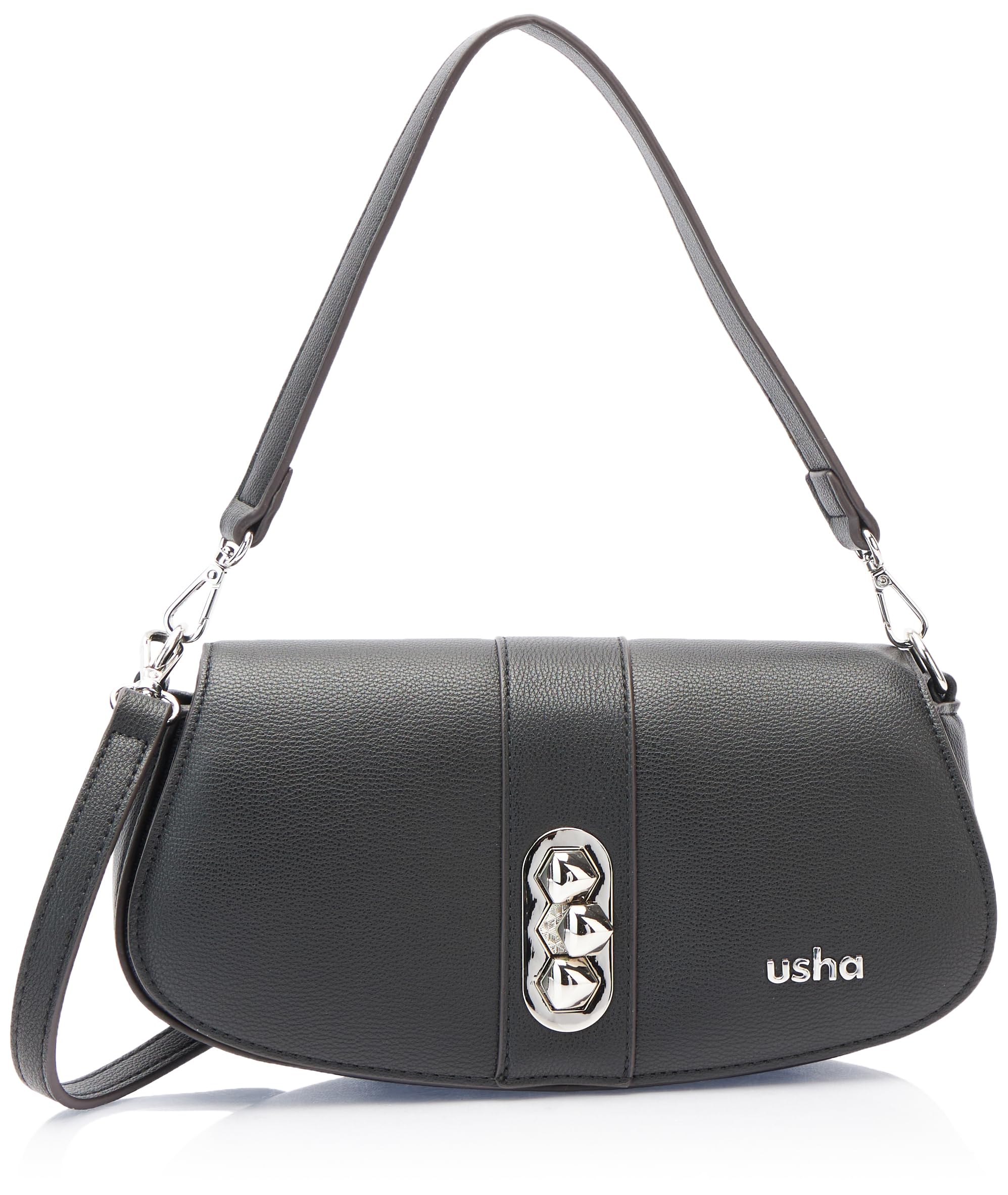 ALARY Women's Shoulder Bag, Black, One Size