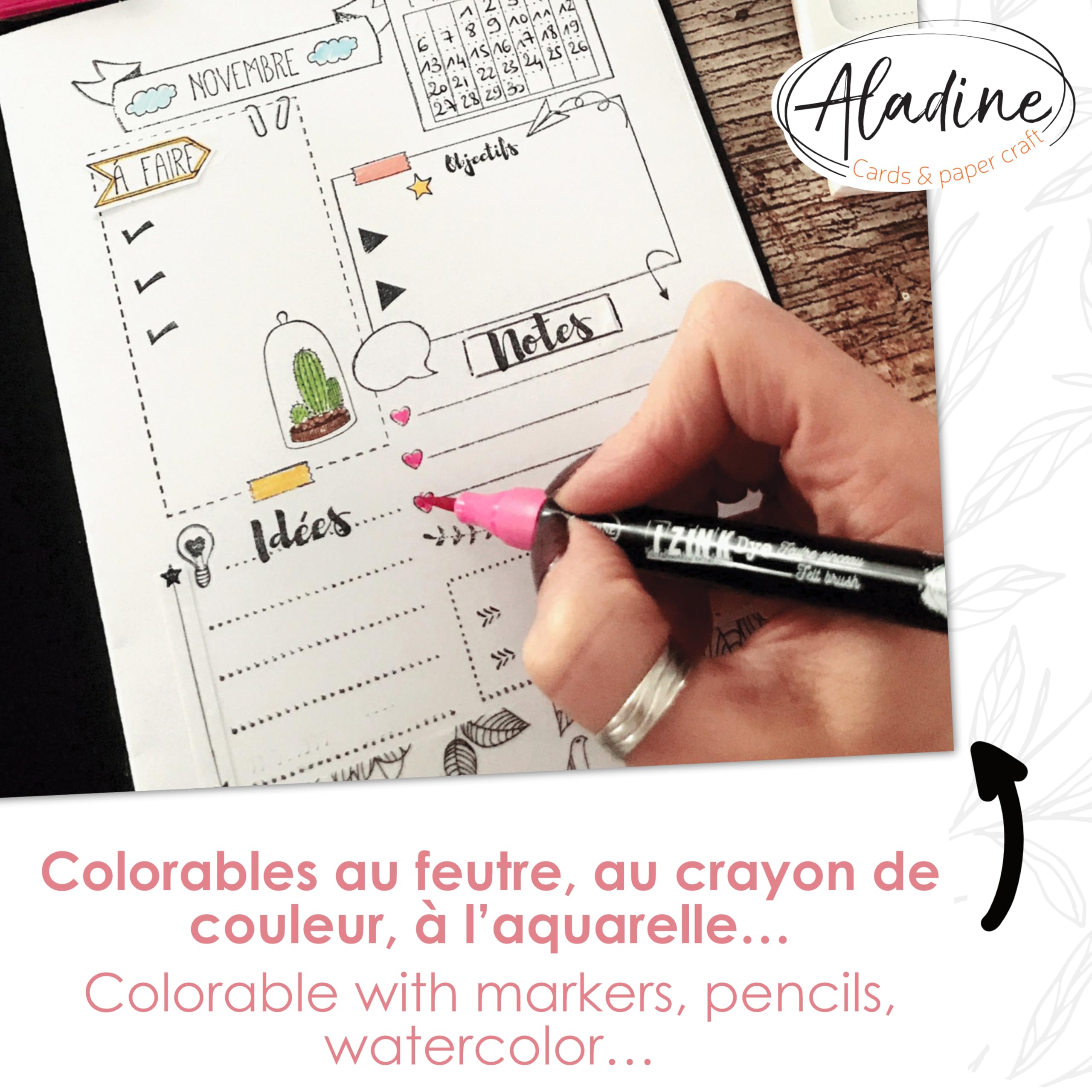 Aladine 03912 Stampo Planner Bullet gazeta