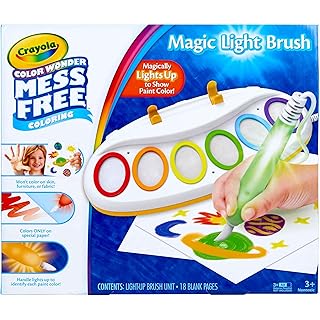 Crayola Color Wonder Magic Light Brush, Mess Free Painting Station for Kids, Toddler Toys & Activities, Holiday & Christmas Gifts for Kids, Ages 3+