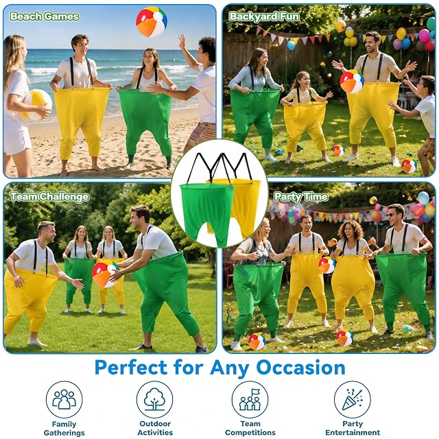 Foto 5 de 7 de LIULINY 15 PCS Granny Pants Yard Game Divertido Juego Jardín